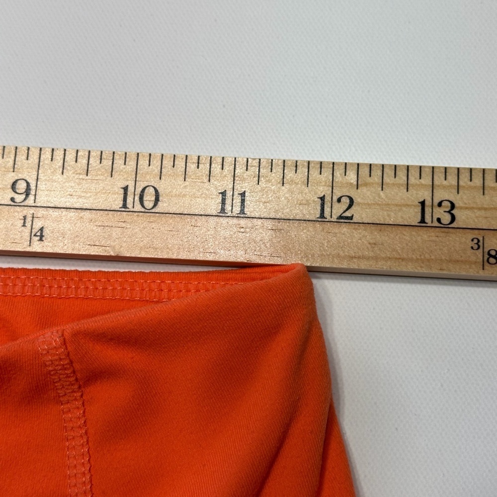Zella Women's Bright Orange Bike Shorts - Picture 10 of 11